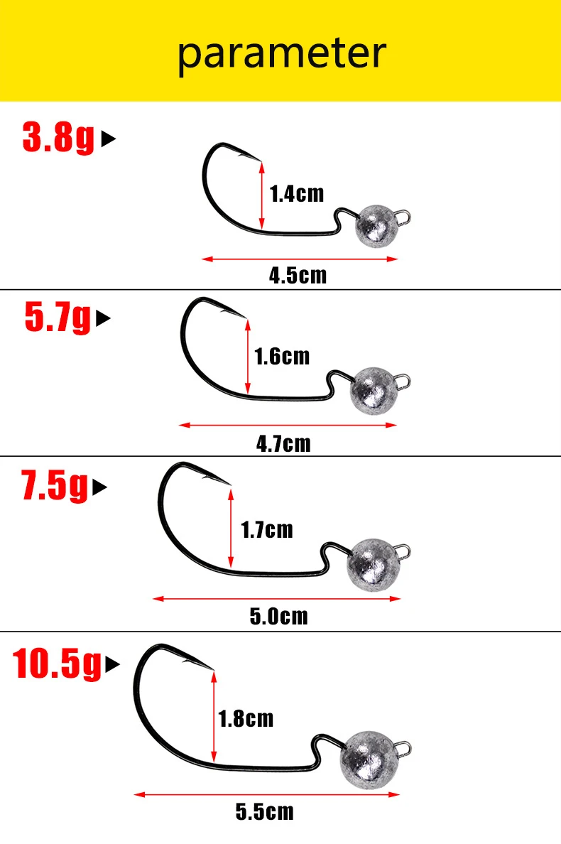 1 шт. открытый свинцовый рыболовный крючок 3,5 г 5 г 7 г 10 г свинцовая головка приманки рыболовные Офсетные Крючки джиггинг червь Рыбалка Аксессуары