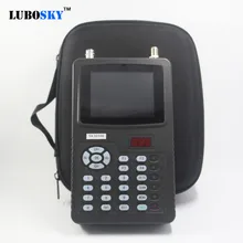 sat finder hd test cctv camera lcd backlight button 3.5 inch DVB-S/S2 signal test with av usb hdmi output lubosky hot
