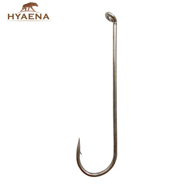 Hyaena 100pcs/lot 8Size 79580 High Carbon Steel Fishing Hooks Fly Fishing Hooks With Barbed Sea Fly Tying Fishing Hook For Jig