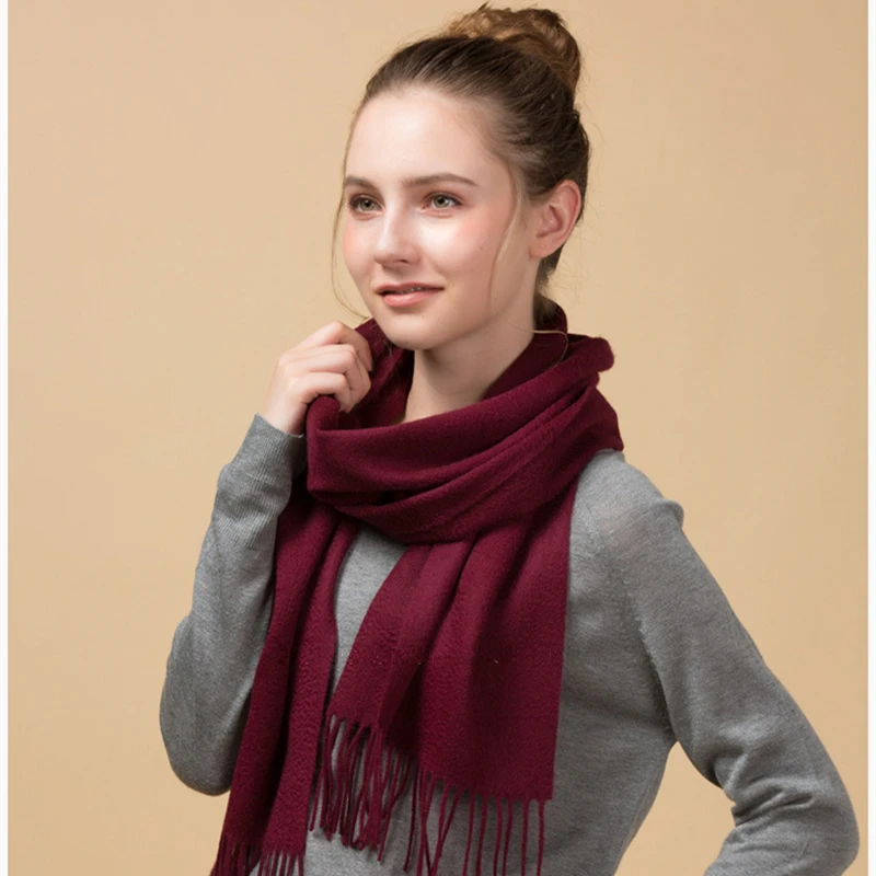 Брендовый кашемировый шарф, шерстяной шарф, теплая разноцветная шаль, женские мягкие шарфы, Cosywarmer