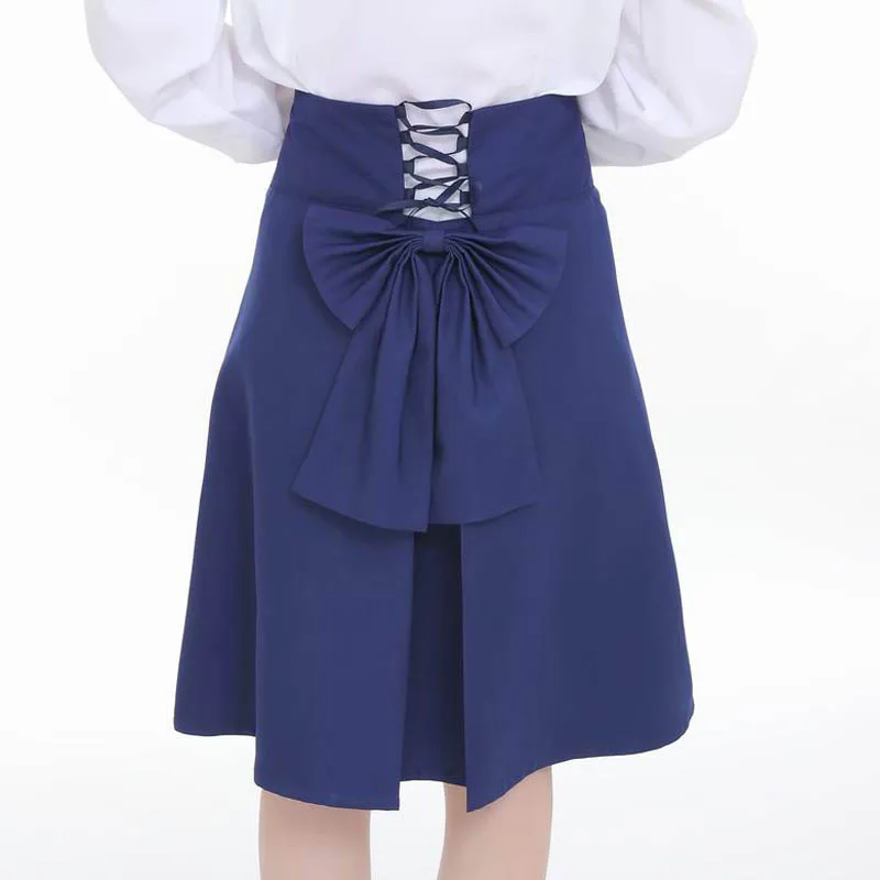 Coshome Fate Stay Night Saber Cosplay Wigs Costumes Sailor Uniforms Women Dress Halloween Party Clothing Set (13)