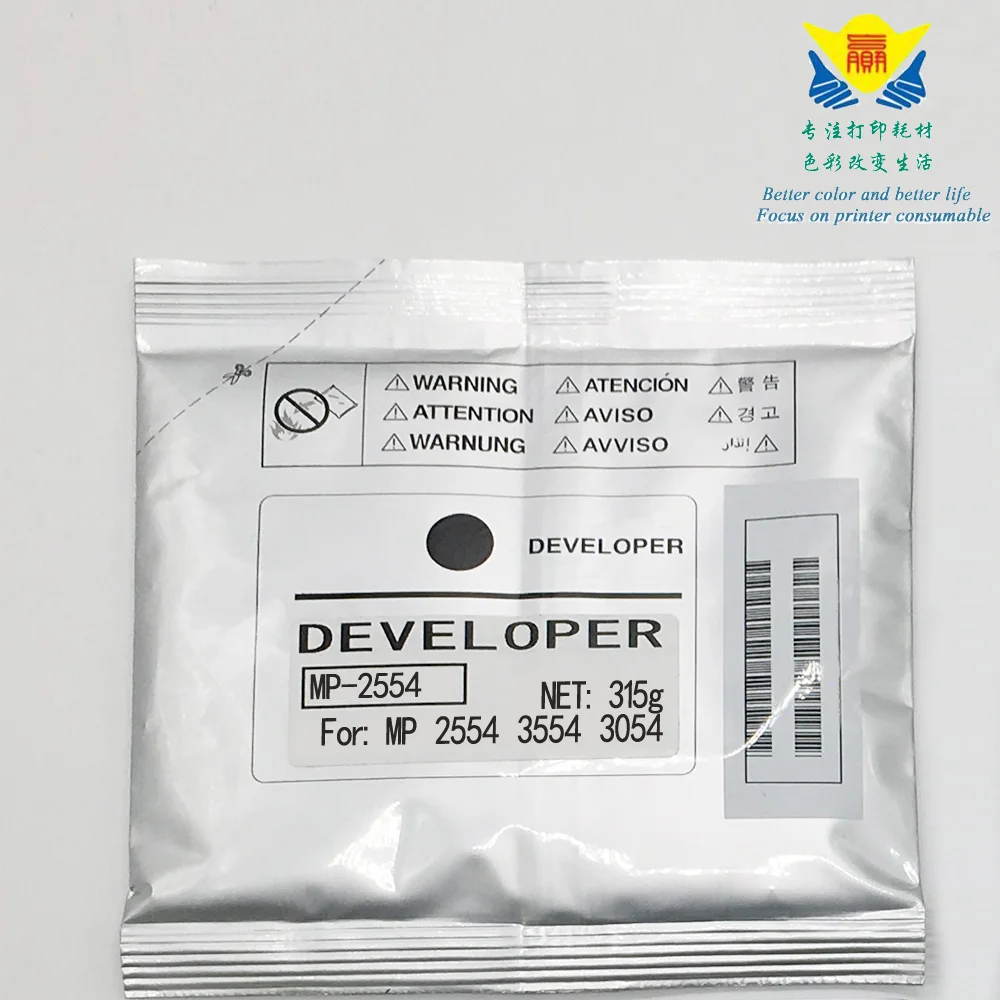 

JIANYINGCHEN Compatible black Developer powder for Ricoh MP 2554 3554 3054 4054 laser printer 315 gram per bag