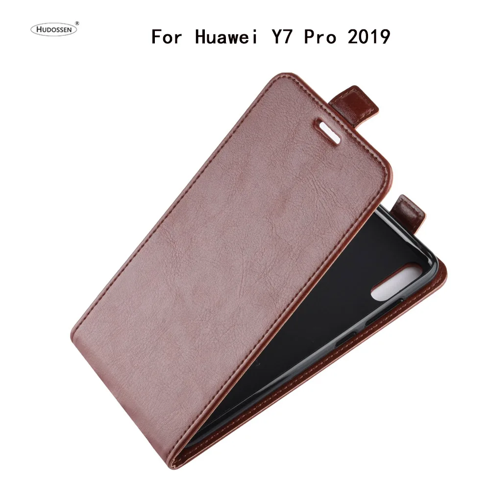 

HUDOSSEN For Huawei Y7 Pro 2019 DUB-LX2 Case Luxury Flip PU Leather Silicone Phone Cover For Huawei Y7 Pro 2019 Accessories Capa