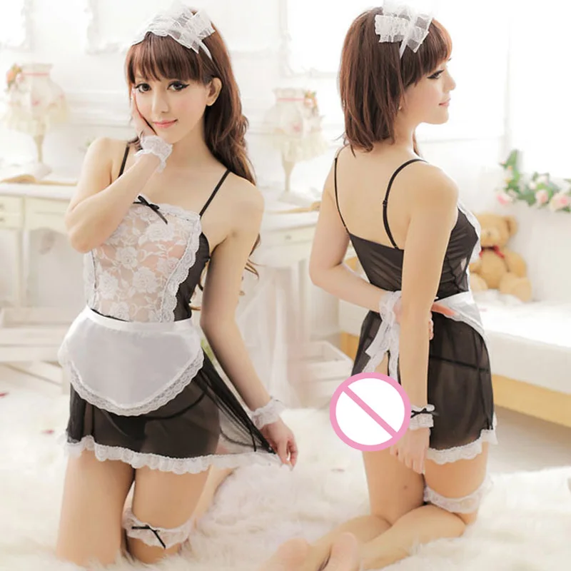 New Arrival Maid Costume Women Lace Sexy Lingerie Erotic Underwear Plus Size Sexy Costumes porno Lenceria Erotica Mujer Sexi New Arrival Maid Costume Women Lace Sexy Lingerie Erotic Underwear Plus Size Sexy Costumes porno Lenceria Erotica Mujer Sexi