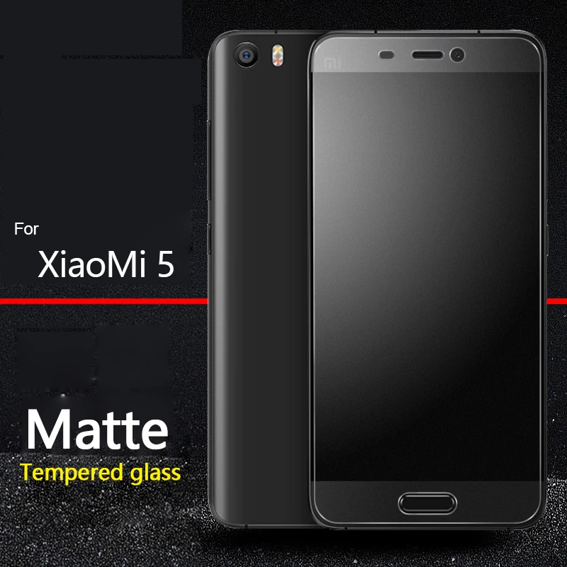 

Top Quality9H Matte Tempered Glass For XiaoMi Mi5 5.15inch Screen Protector Film XiaoMi5 No Fingerprint Frosted Glass Protective