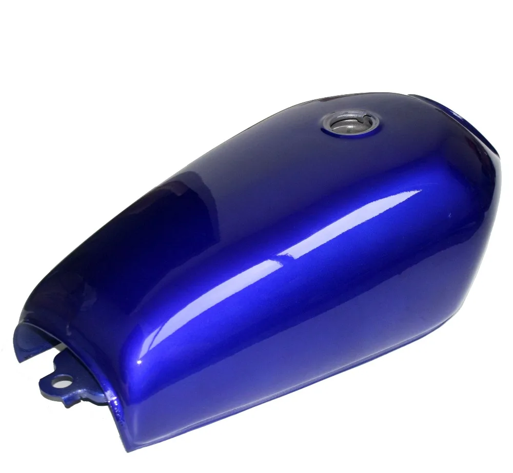 

Universal Blue 9L Gallon Motorcycle Cafe Racer Retro Fuel Gas Tank w/Tap+Key+Cap Switch For Honda CG125 CG125S CG250 New