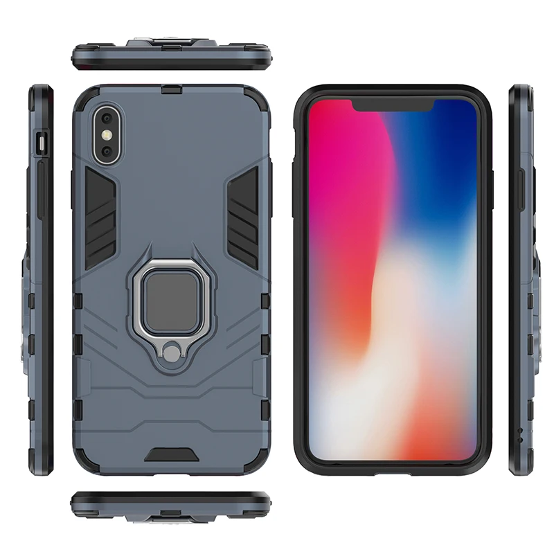 

MEGSHI protective shell for iPhone XS Max case of impact armor for iPhone XR XS case protective coverage shock proof cover
