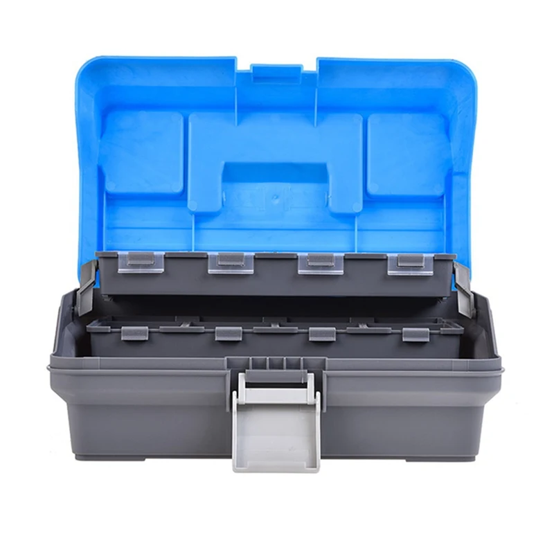 

3 Layers Luya Tool box Fishing Tackle Box Lures Hooks Lead Safety Clips Anti-tangle Fishing Accessories Storage Box