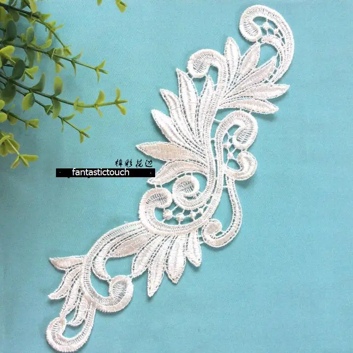 5 пар кружевные цветочные патчи 27*9 см|embroidery keychain|sew embroidery designssewing lycra |