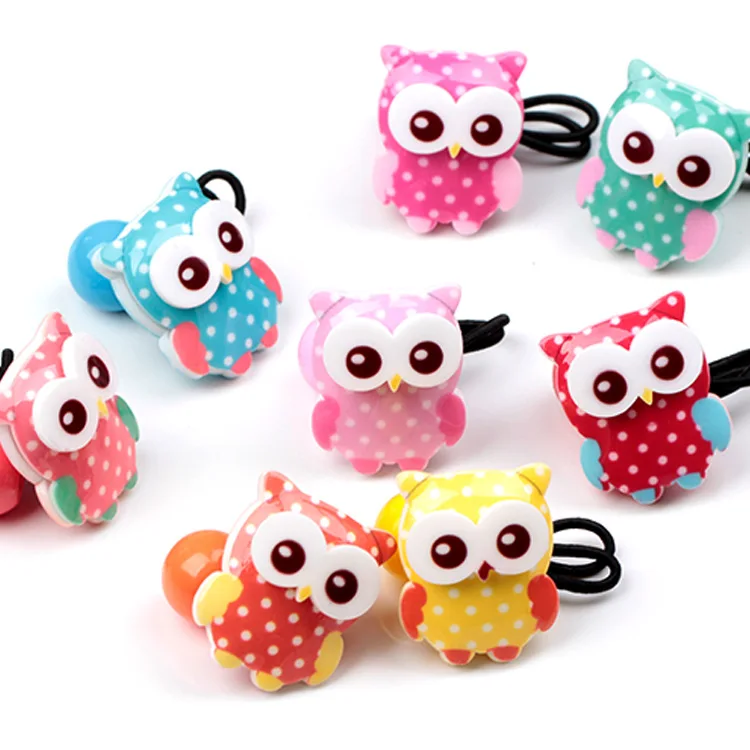 

Korean Fashion Creative Cute Baby Headband Boutique Headwear Children Cartoon Owl Hair Rope Headdress Girls Hair Accessories