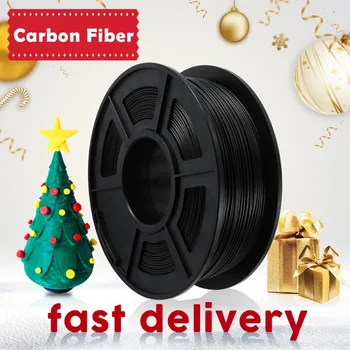 

Newest PLA Carbon Fiber Filament For 3D Printer 1.75mm Good For DIY Gift Dooling Kids Painting Filament 1KG/2.2LBS