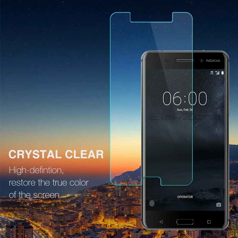 HD Screen Protector For Nokia 6 Tempered Glass Transparent Front Film For Nokia 6 Screen Protective Explosion proof Glass Film (5)