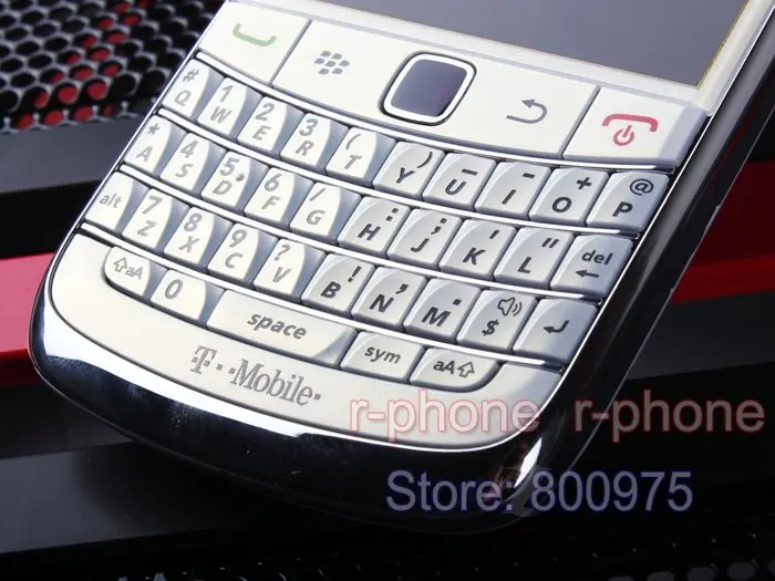 Восстановленный Оригинальный мобильный телефон Blackberry Bold 9780 5 Мп 3G Wi Fi GPS Bluetooth Qwerty