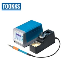 75 Вт ЕС вилка T12-11 цифровая Бессвинцовая паяльная станция Утюг контроль температуры сварочный Утюг для BGA Rework