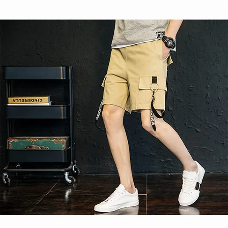 Новая мода Для мужчин шорты Solid хлопок Бодибилдинг короткие Для мужчин Jogger высокое качество тренажерные залы Для мужчин шорты брендовая одежда Размеры 3XL