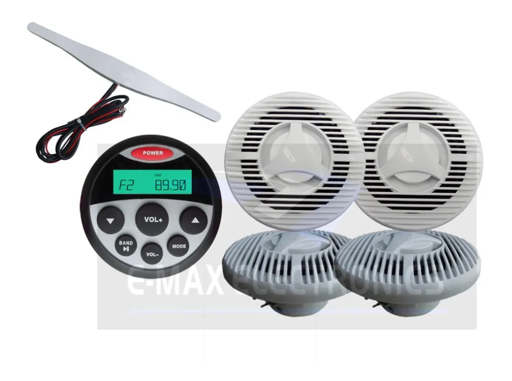 Waterproof Marine Radio Stereo SPA UTV ATV Sound System for Tractor MP3