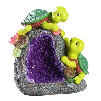 

Solar Powered Home Garden Ornament Outdoor Yard Garden Animals Art Resin Figurine Statues Decoration Decor