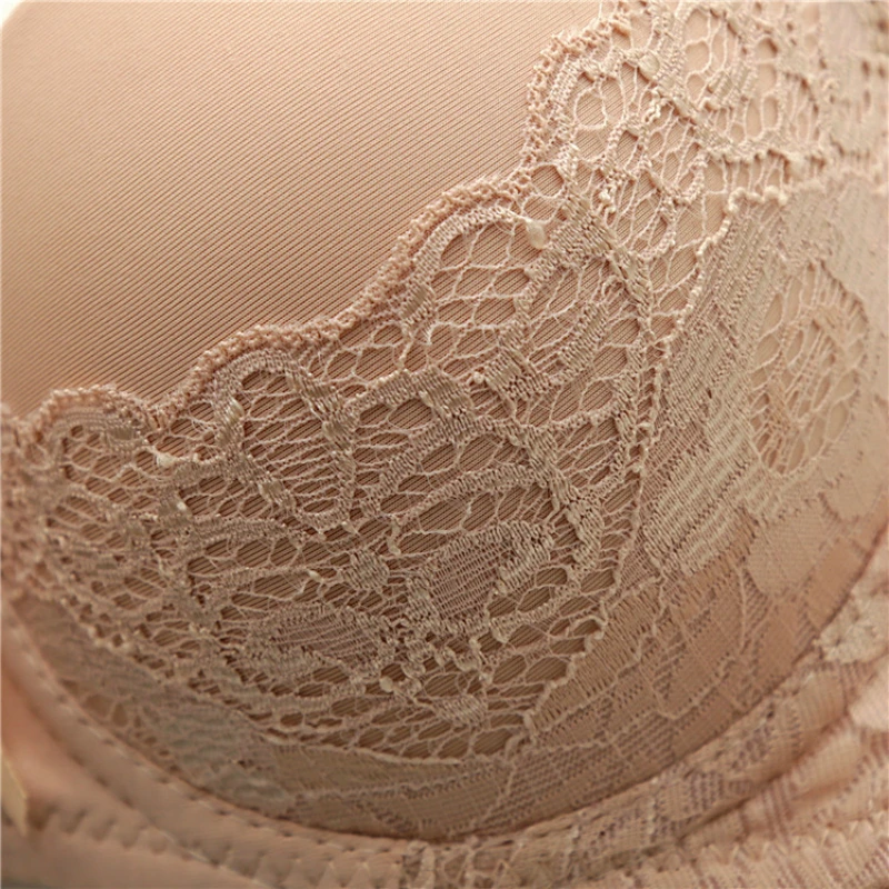 women sexy double push up bras one-piece seamless bra women push up bra invisible sexy push up bras for women lace gather