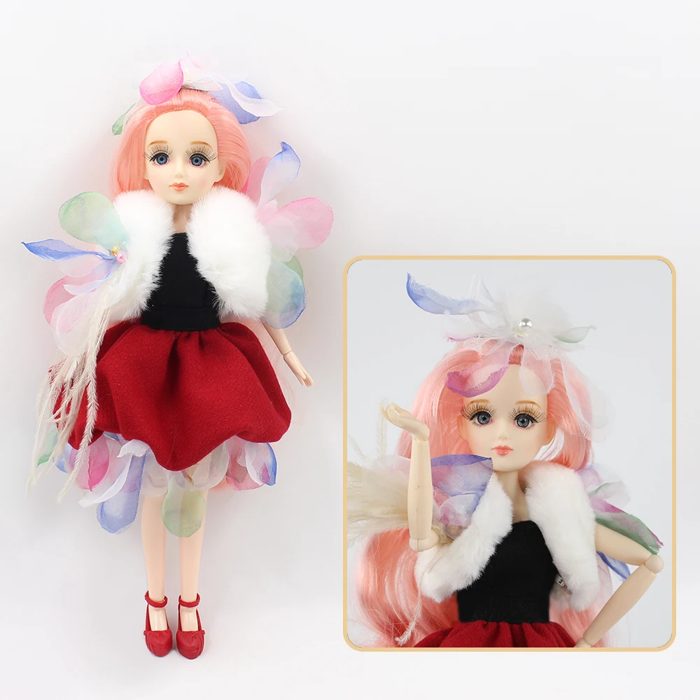 

ICY Free shipping BLYTH bjd neo Fortune days fashoin girl doll Xiaojing JOINT body dress box shoes stand toy gift 26cm