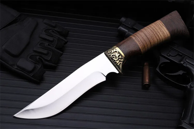2020 New Hot Sale Outdoor Fixed Tactical Combat Military Knife High Quality Camping Survival Diving Sharp Hunting Knives Tools
