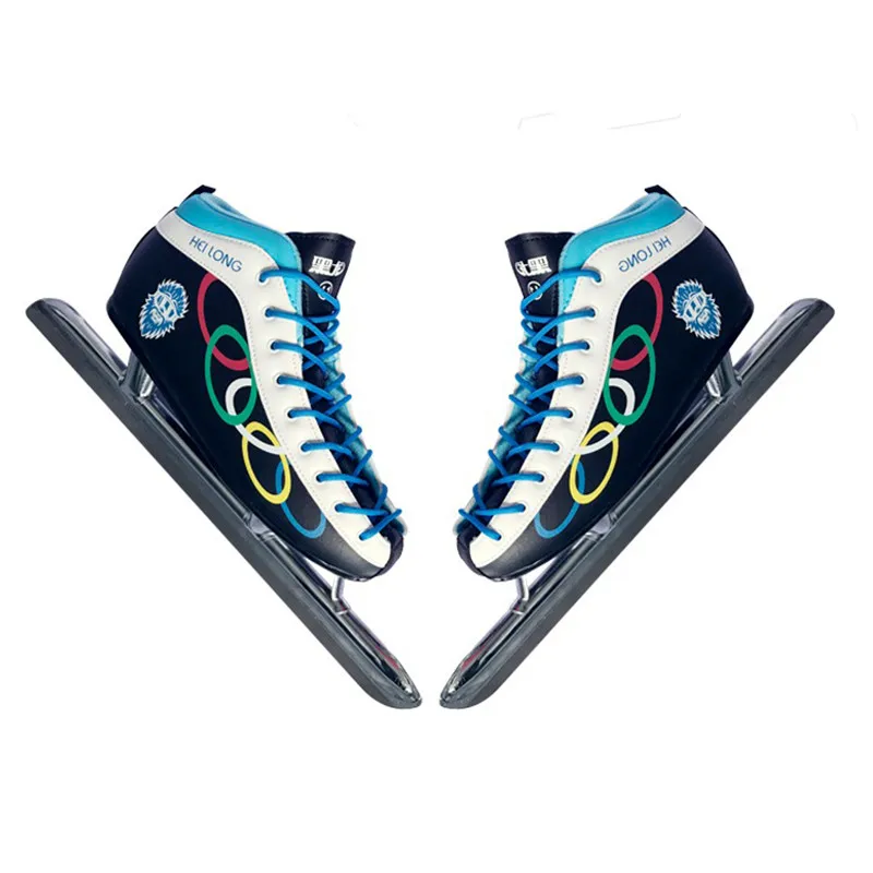 الجليد تزلج الخدع أحذية الكبار الطفل الجليد شفرة الجليد المهنية سرعة الجليد تزلج Patines سوبر ستوكات الجليد شفرة التزلج ID09