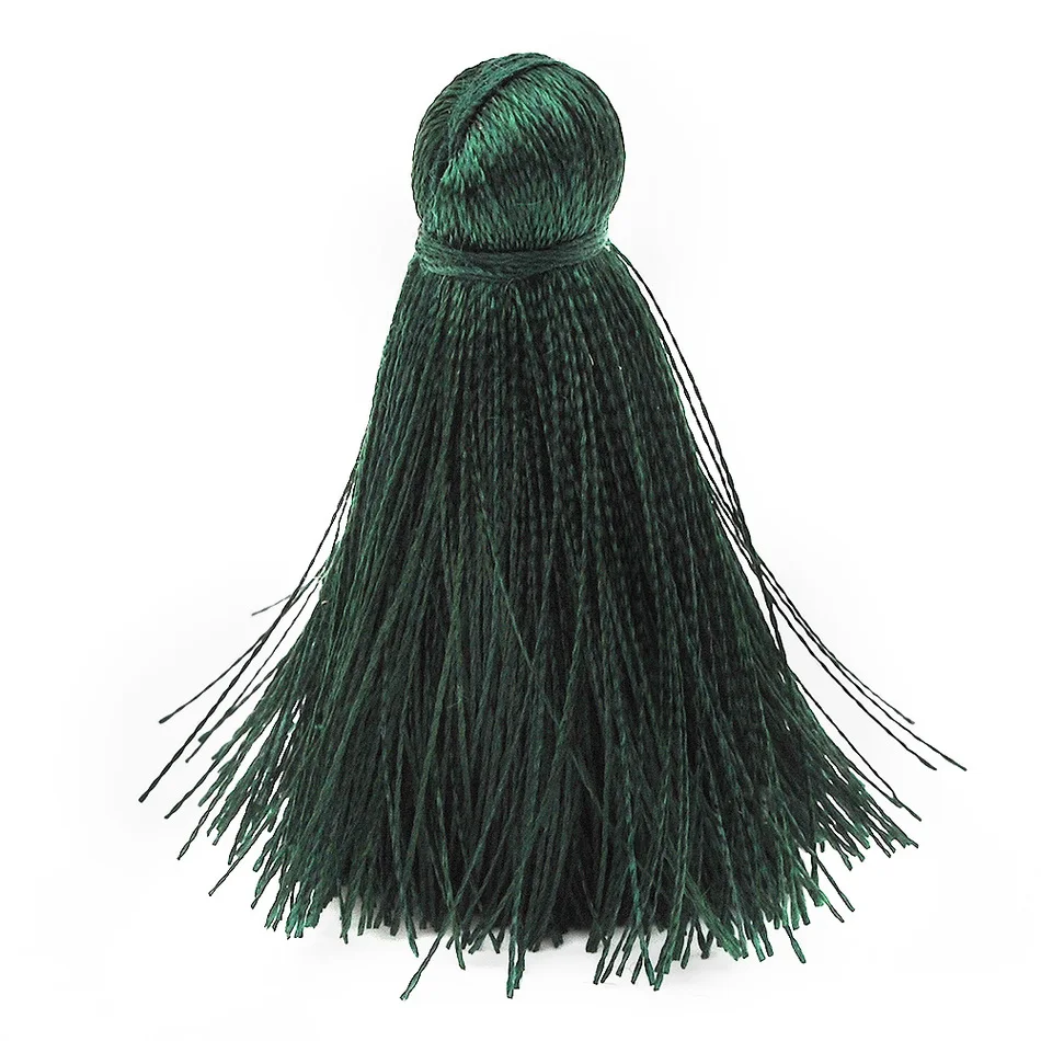 40mm Fashion Silky Tassel For Keychain Cellphone Straps Jewelry Charms 20pcs Rayon Silk Tassels DIY Accessories-10055858