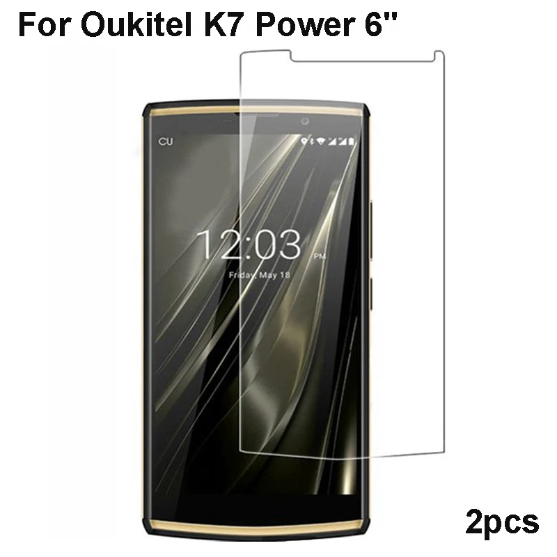 

2PCS Oukitel K7 Power Tempered Glass 9H High Quality Protective Film Explosion-proof Screen Protector For Oukitel K7 Power
