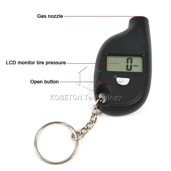Tire pressure gauge Digital automobile gauges Auto Wheel air alarm manometer08