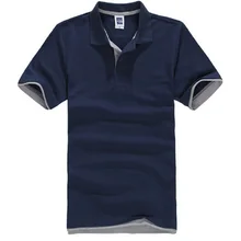 2016 Новый Рубашки Поло Моды для Мужчин Camiseta Рубашки Поло мужчин Хлопка С Коротким Рукавом Повседневная Рубашка мужская SportsGolf Майки рубашки