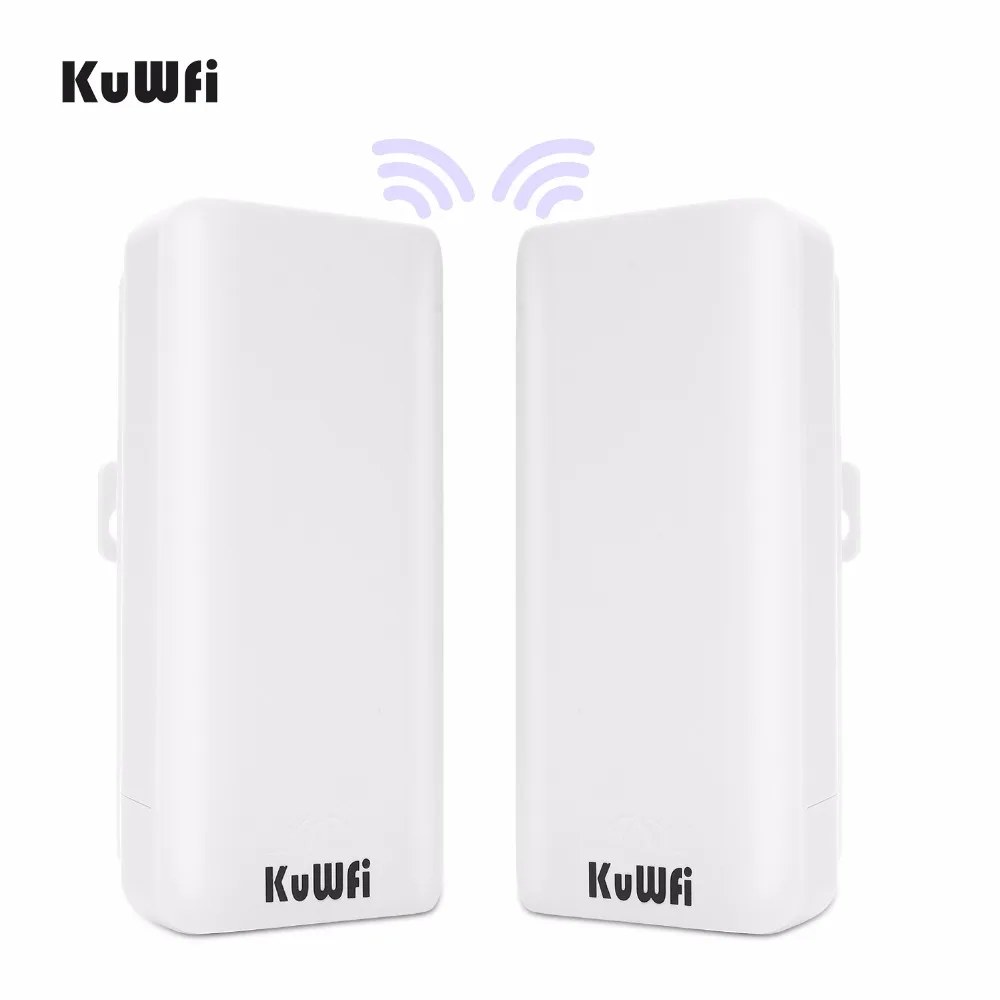 

2PCS High Power 2.4Ghz Outdoor Point-to-Point Bridge CPE Pre-program WDS Mode 300Mbps Wireless Bridge CPE Router 802.11b/g/n