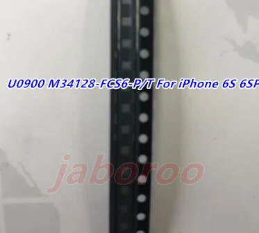 10 шт./лот U0900 M34128-FCS6-P/T анти-переворачивающийся EEPROM для ремонта iphone 6s 6sp Голубой