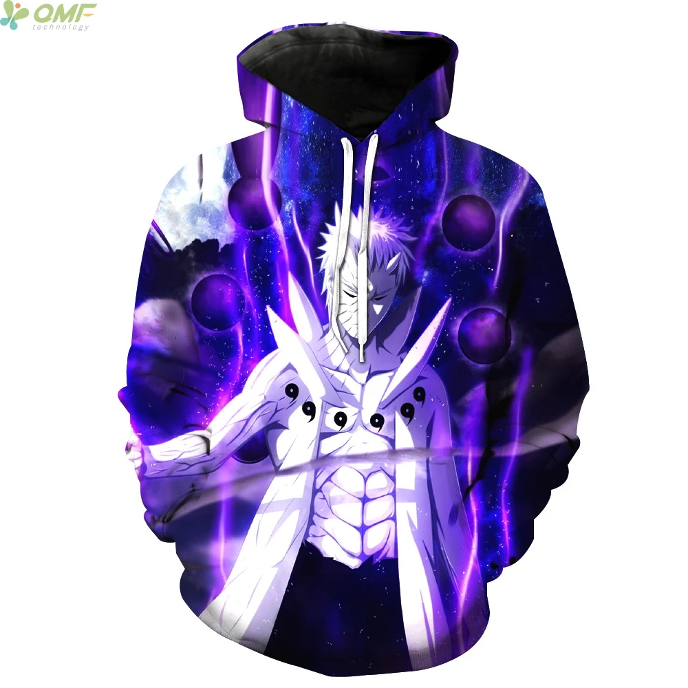 Rikudo Obito Uchiha цифровой принт мужские толстовки Модные осенние Топы с капюшоном