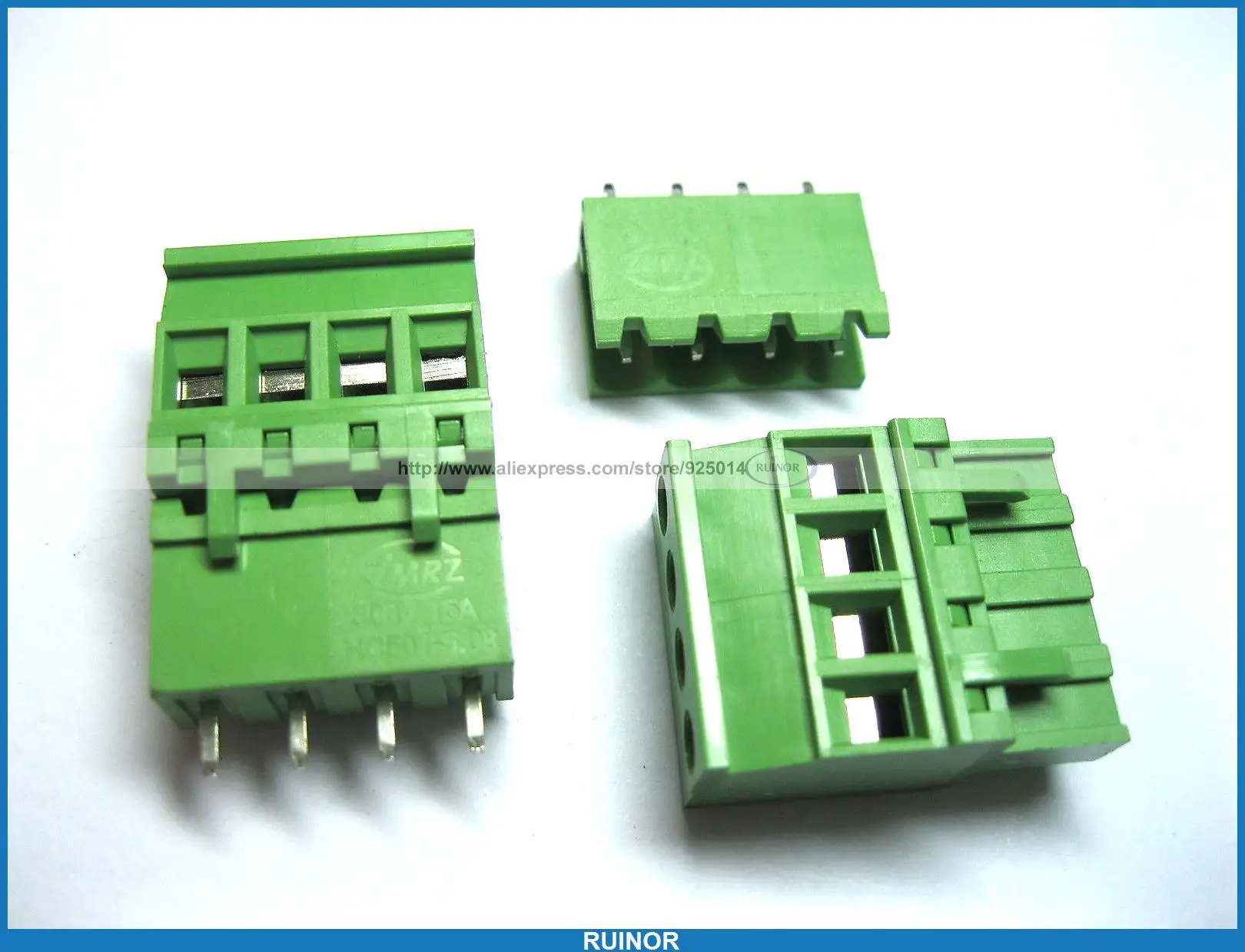 

120 Pcs 5 08A 5.08mm Straight 6 Pin Screw Terminal Block Connector Pluggable