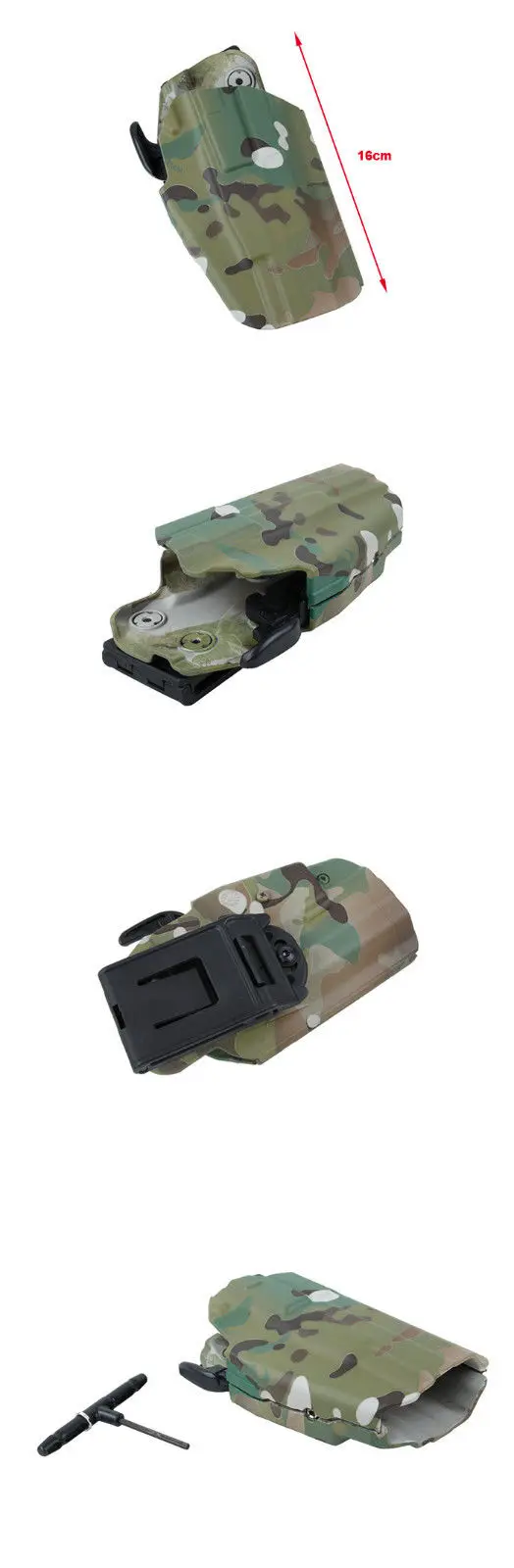 TMC2581 MC/TYP 579 Стандартный тактическая кобура ремень Системы 16 см Тифон нейлоновый Pital мешочек для G17/22/37, HK45 M& P45