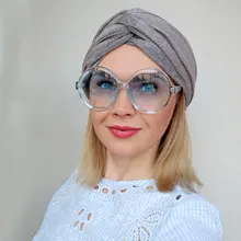 HUHAITANG Роскошные негабаритные Солнцезащитные очки женские винтажные круглые градиентные солнцезащитные очки дамские брендовые дизайнерские солнцезащитные очки для женщин