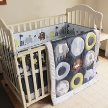 Промо-акция! 7 шт. вышитая детская люлька белье для детской кроватки комплект для детской кроватки, включает в себя(бампер+ одеяло+ покрывало+ юбка для кровати