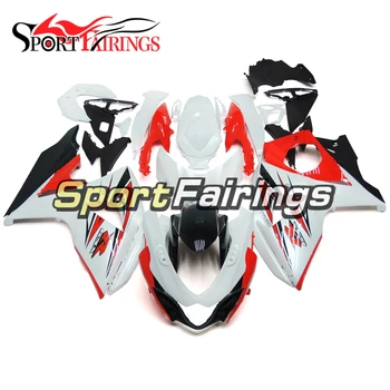 

Fairings For Suzuki GSXR1000 GSX-R 1000 K9 09 10 11 12 13 14 2009 2010 2011 2014 ABS Motorcycle Full Fairing White Red Cover New