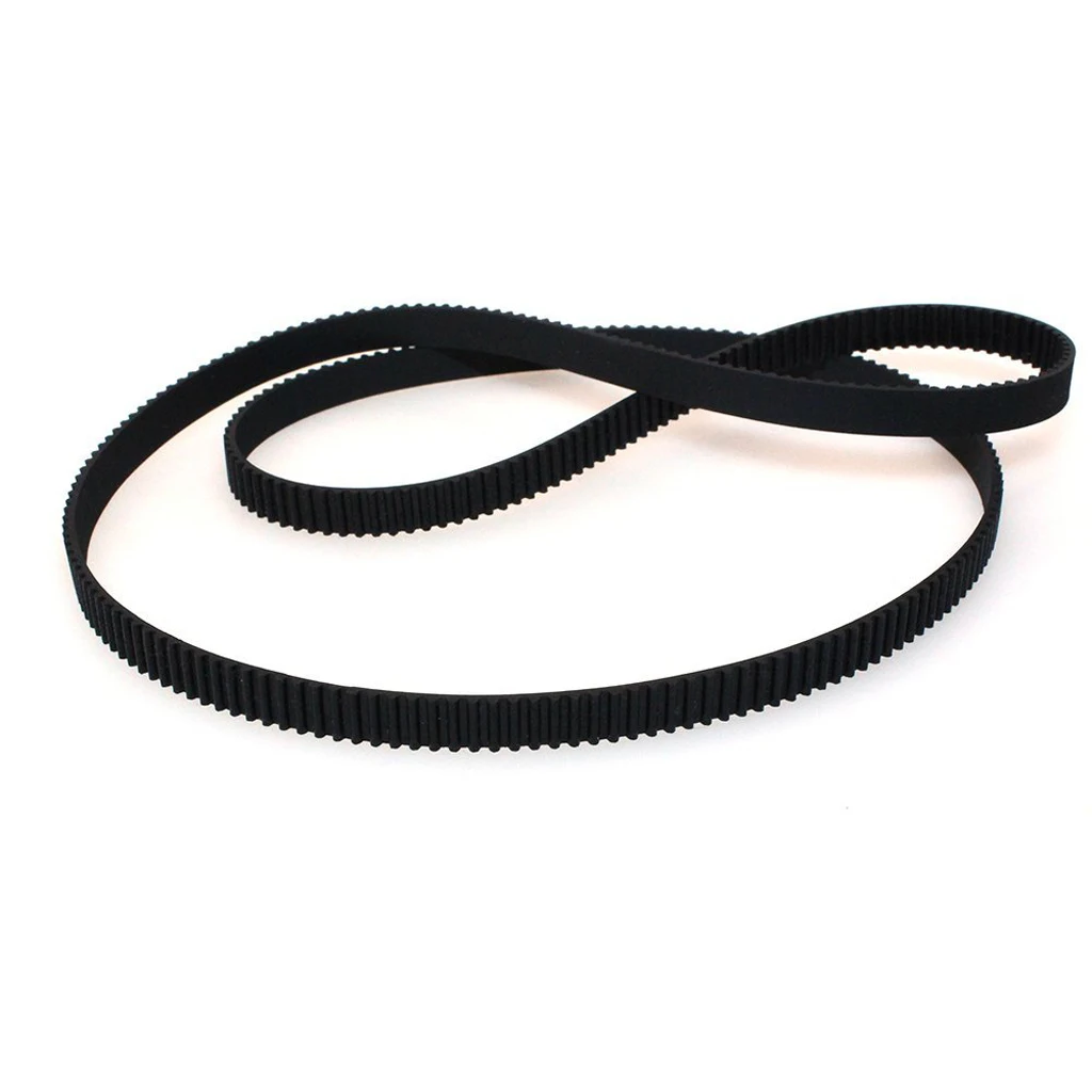 2 Pcs GT2 2mm Pitch 6mm Wide Rubber Timing Belt for 3D Printer CNC (200mm+158mm)