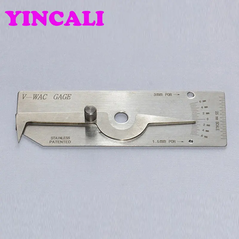 10 PCS/LOT High Quality Weld Gauge V WAC Biting Edge undercut