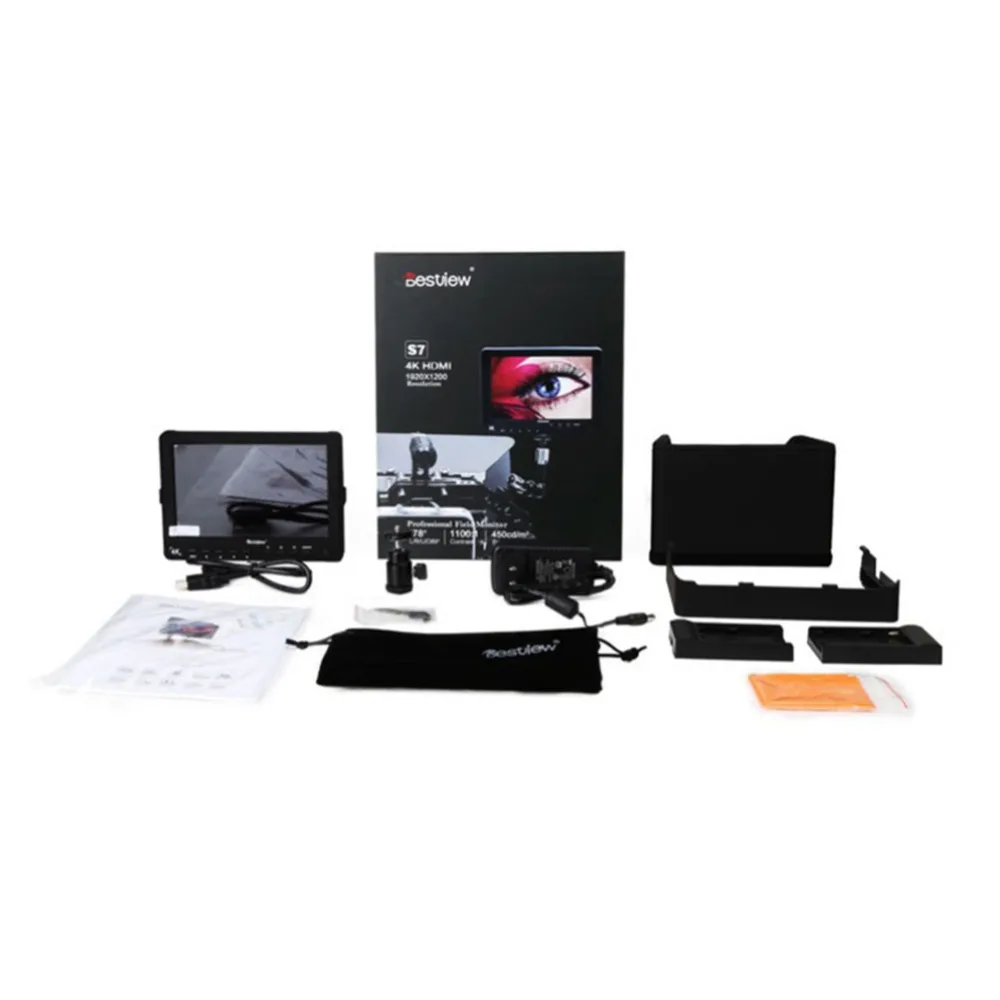 BESTVIEW S7 4K Камера Внешний Дисплей HDMI HD монитор Видео TFT поле " дюймов DSLR ЖК-монитор shootout 1920*1200