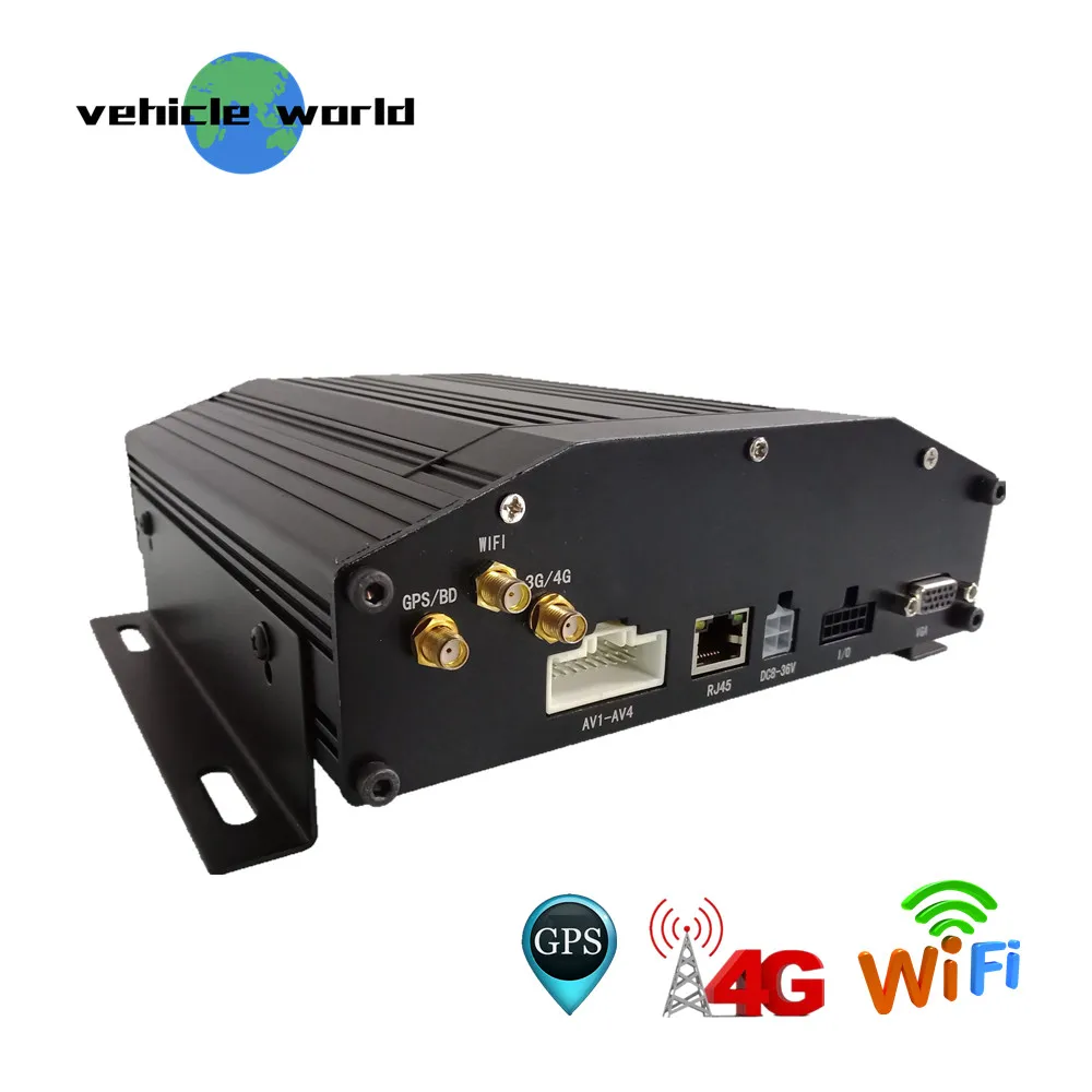 H.264 720P AHD МП HDD SD карта прицеп такси школьный автобус автомобиль GPS WIFI 4G 4Ch Мобильный