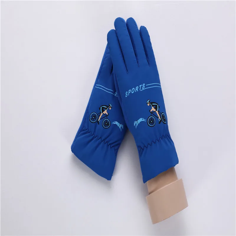 Baby Girls Boys Cotton Gloves Winter Children Warm Printing Full Finger Gloves For Kids Cartoon Mitten (3)