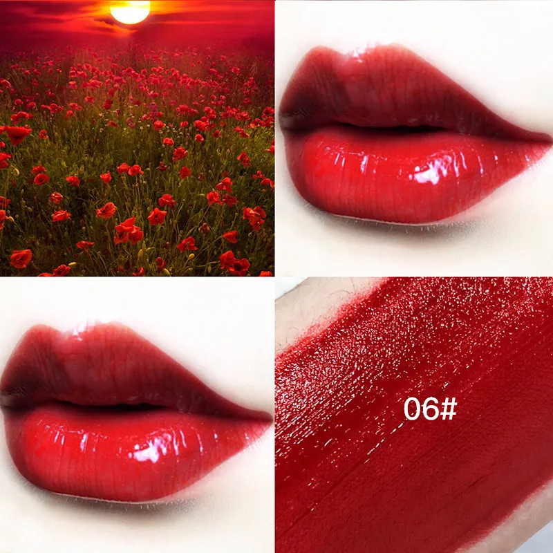 FlashMoment 6 цветов на выбор супер жидкий красный бархатный блеск для губ полностью 3D блеск для губ красота губ водонепроницаемый макияж - Цвет: Color 06
