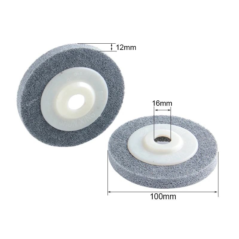 Nylon Fiber Polishing Wheel 4"/100mm Grinding Abrasive Disc 7p Metal Polishing Abrasive Tools