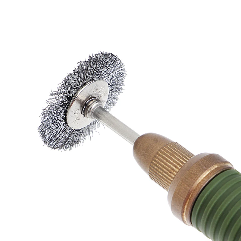 10Pcs Steel Wire Wheel Brushes Cup Rust Rotary Electric Tool Engraver Abrasive