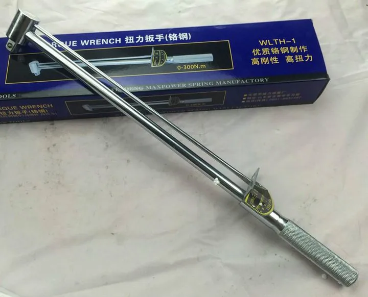 

Free shipping great socket torque wrench tension wrench 0-300N.m adjustable wrench llave carraca