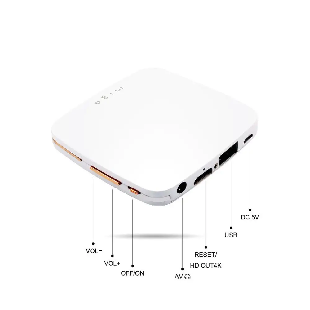 Migo Amlogic S905 Четырехъядерный 4K HDMI2.0 Android TV Box для Франции Испании Аравии только