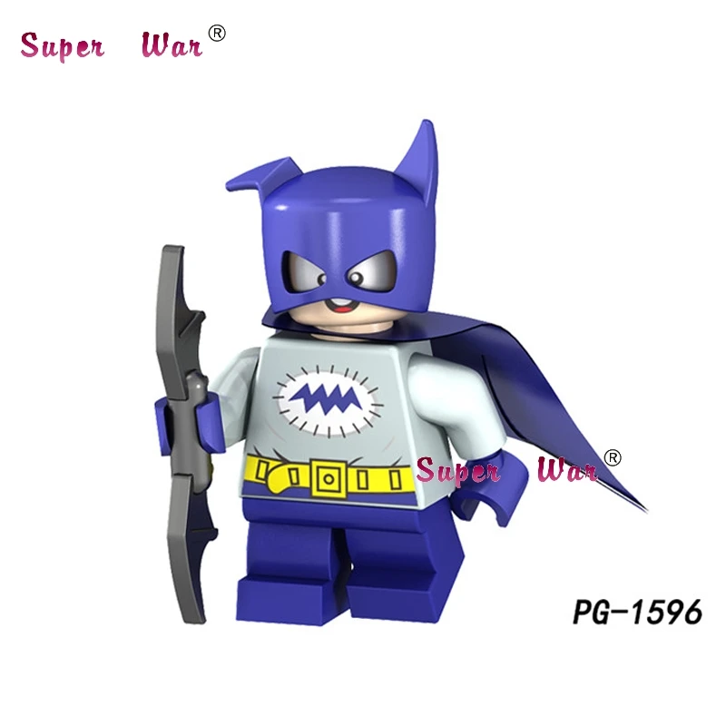 Один строительный конструктор Бэтмен Капитан Америка Rocky Big Barda Free Namor Lara Croft power Joker игрушки для детей - Цвет: PG1596