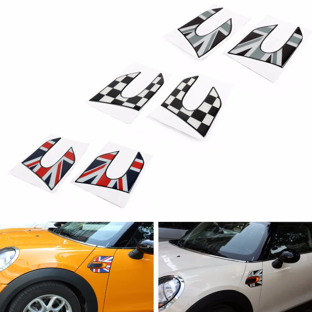 Автомобильные виниловые наклейки Areyourshop для боковых крыльев MINI Cooper F56 2014 2018