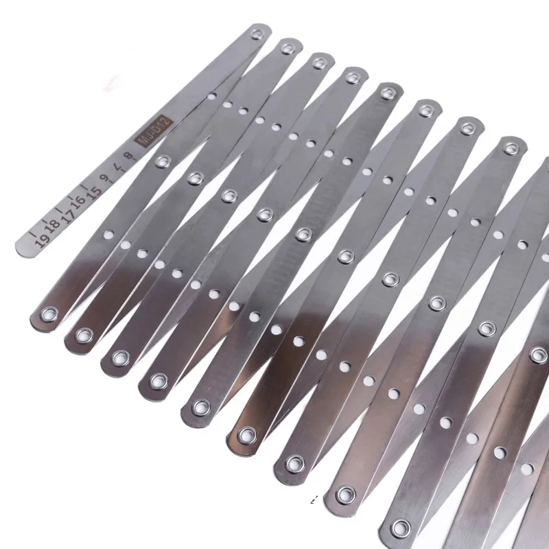 1Pcs Stainless Steel Curtain Equalizer Ruler Curtain Eyelet Circle